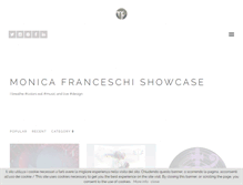 Tablet Screenshot of monicafranceschi.com